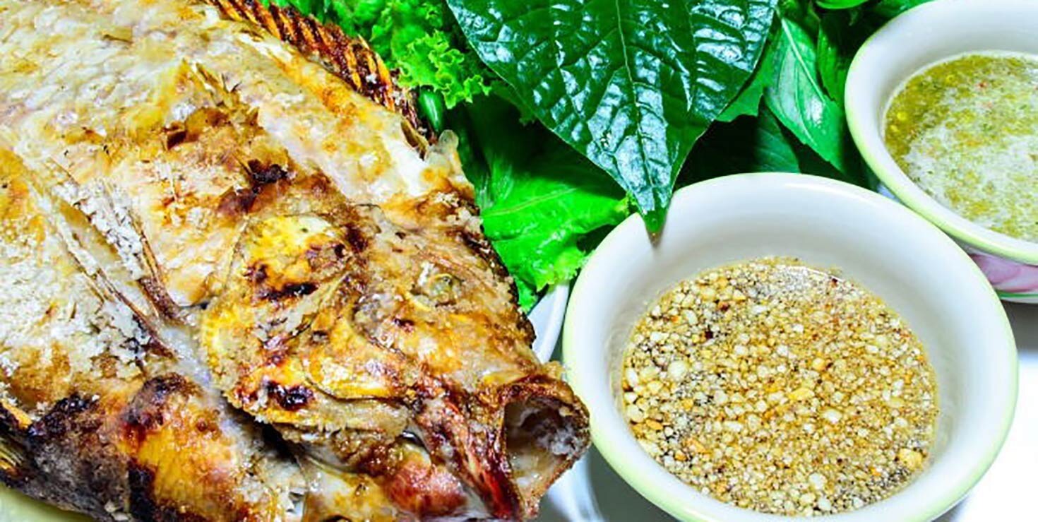 BBQ fish with Thai dipping sauce
