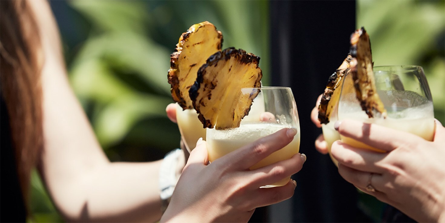 BBQ Pineapple Pina Colada