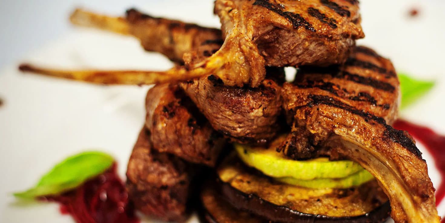 Zesty rosemary (or thyme) Lamb Cutlets