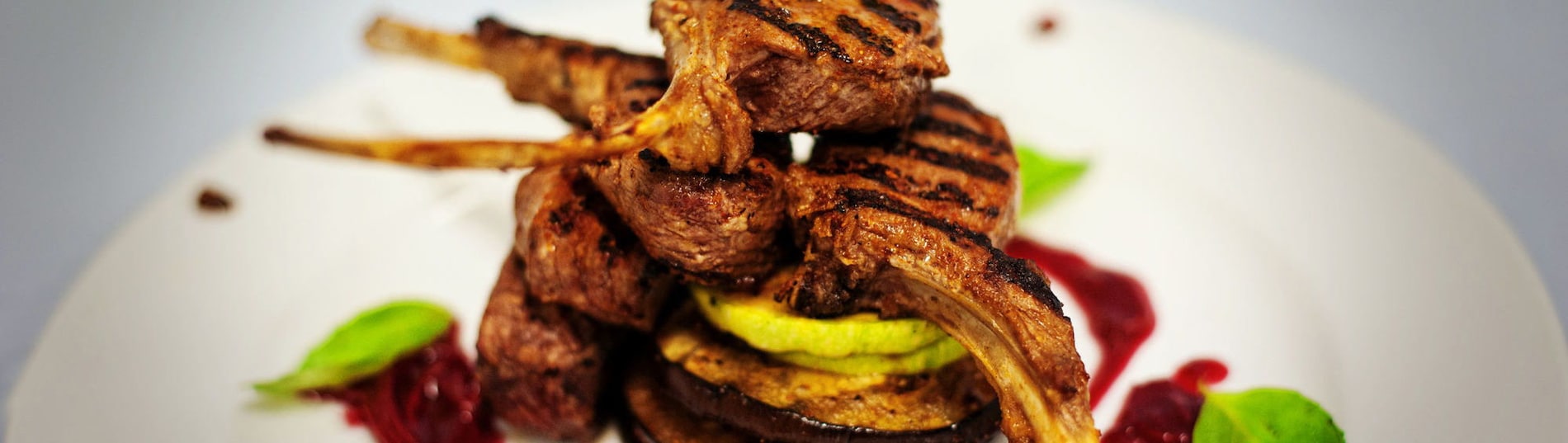 Zesty rosemary (or thyme) Lamb Cutlets