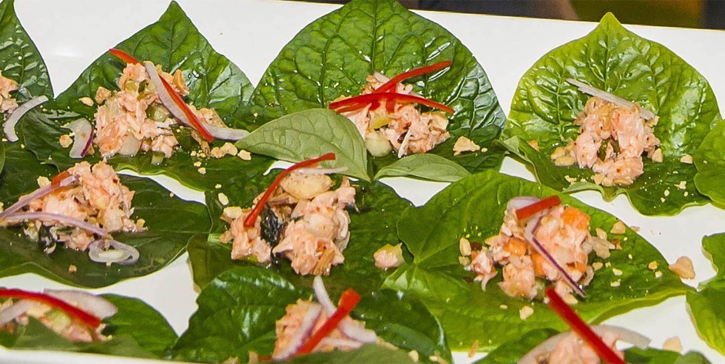 Chilli ginger Chinook salmon