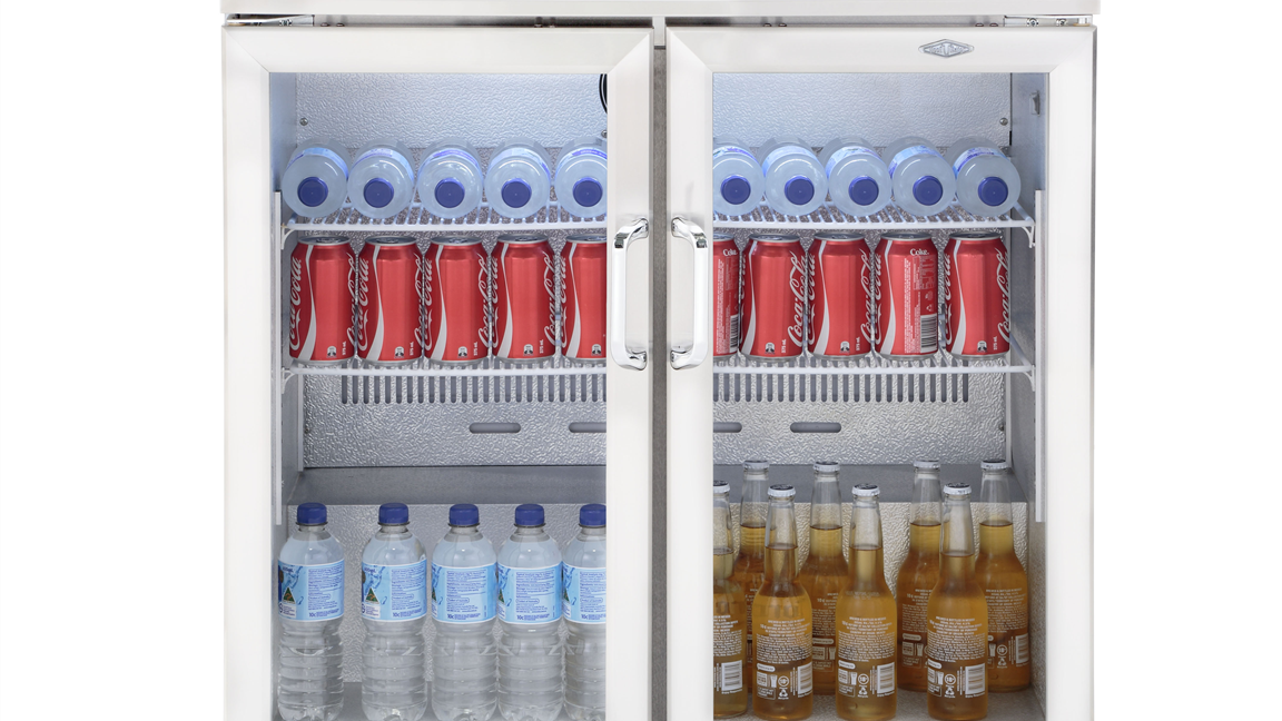 Double Door Outdoor Display Fridge