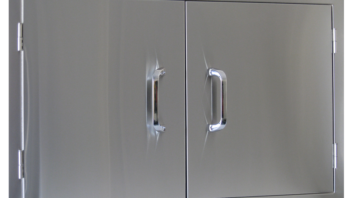 Stainless Steel Storage cupboards
