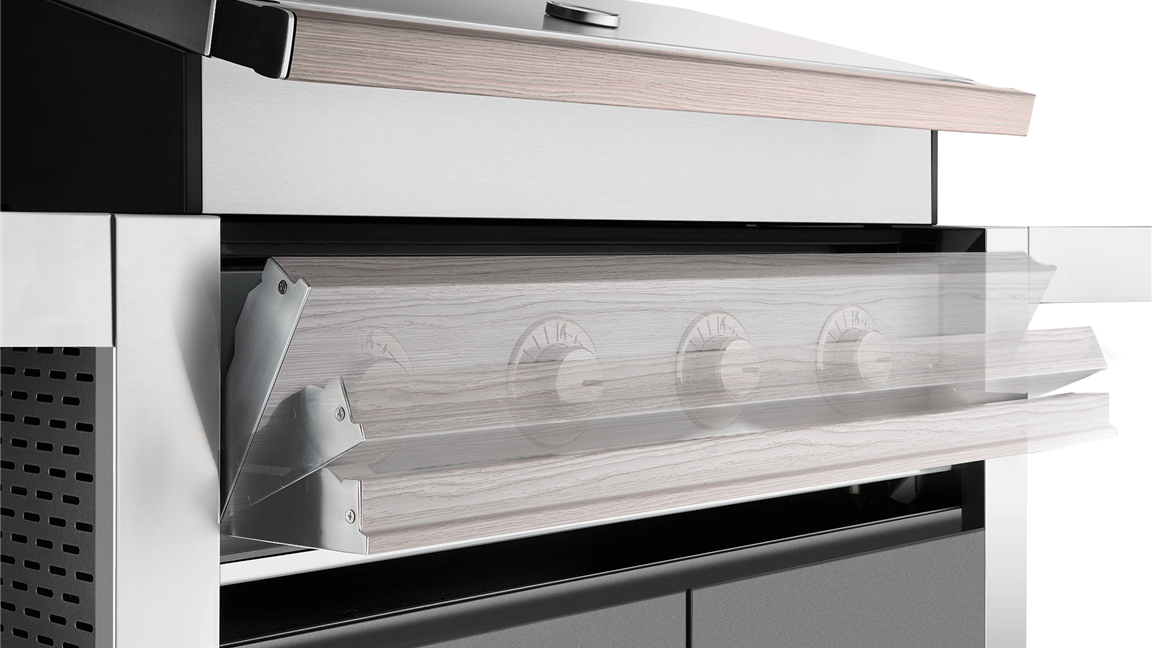 Seamless and stylish control cover panel