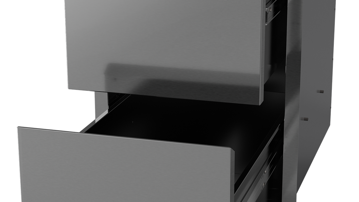 Seamless soft-close drawers