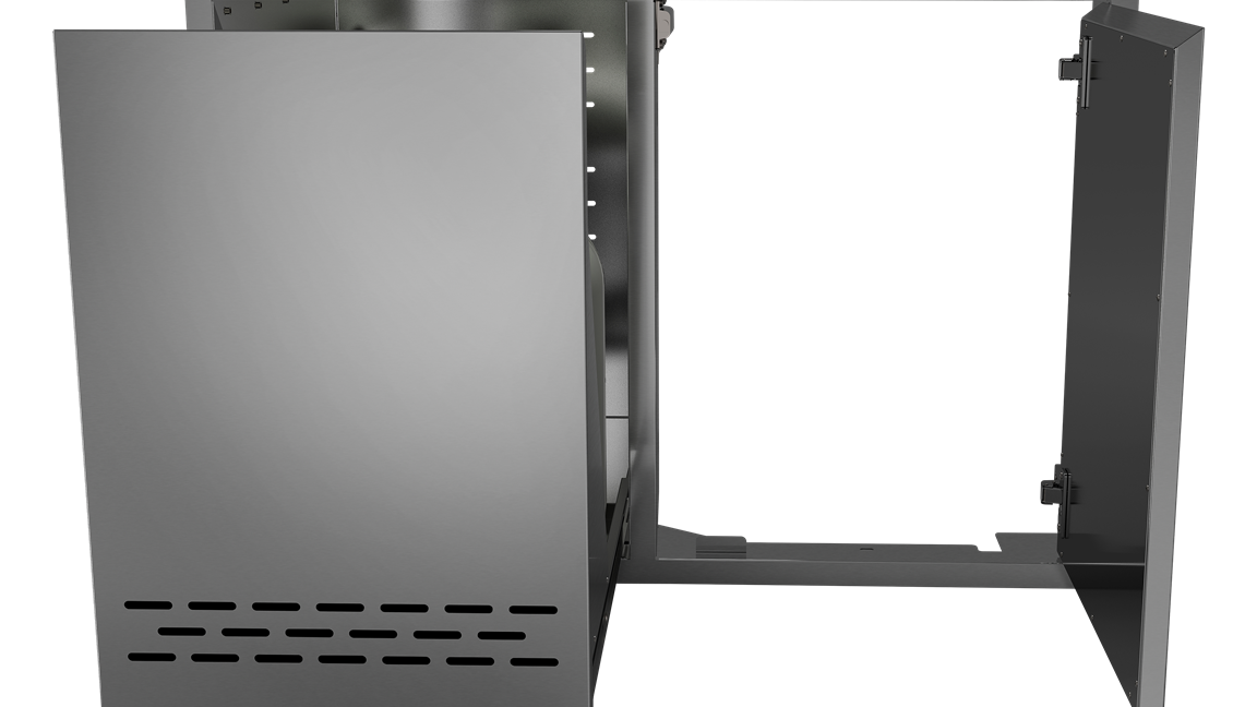 Doors with full visibility