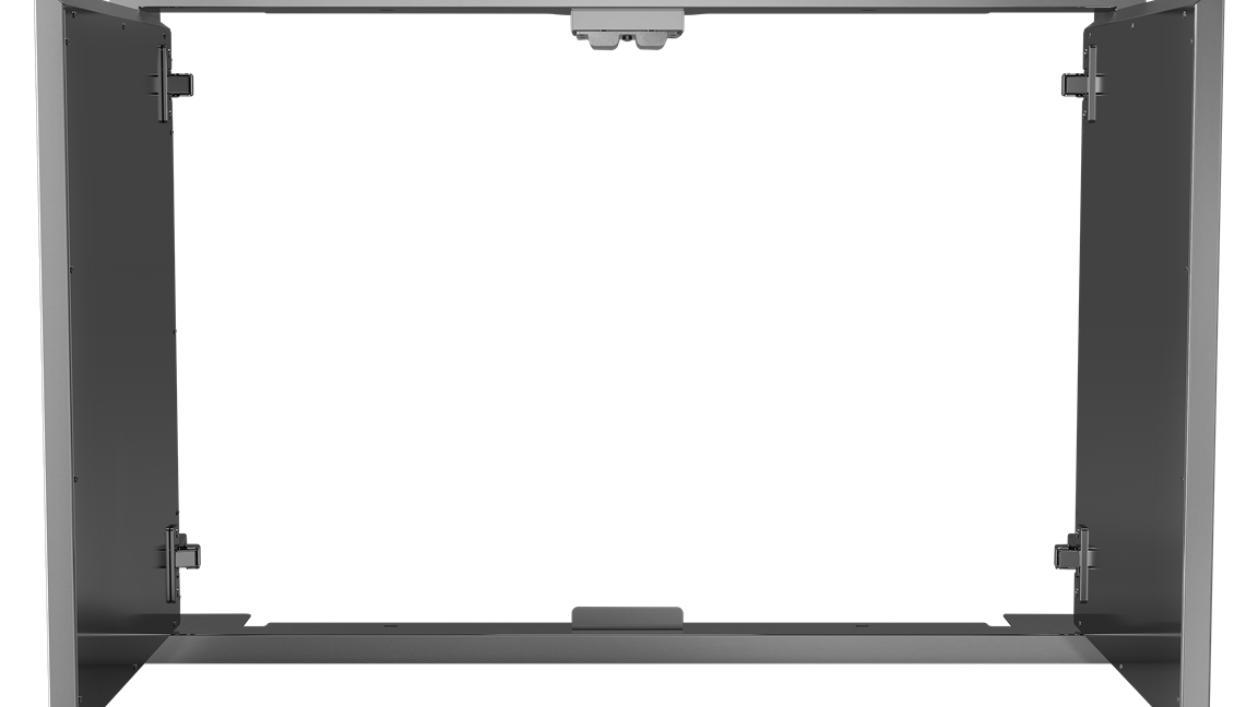 Doors with full visibility