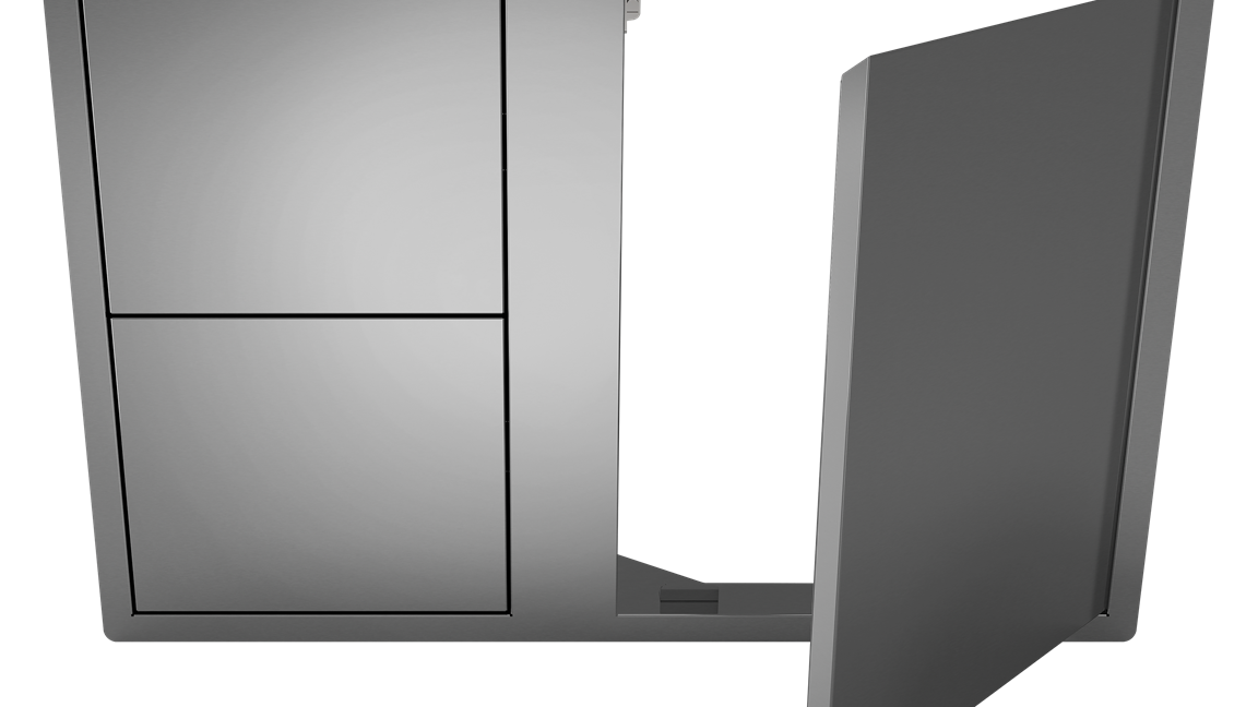 Securely stow, yet easily access, your BBQ utensils