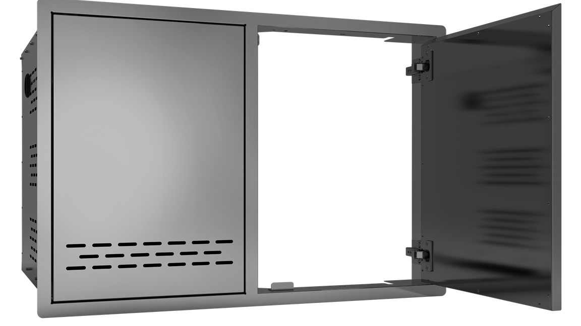 Securely stow, yet easily access, your BBQ utensils