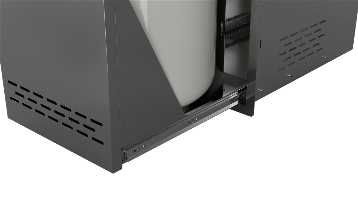 Smooth, easy glide telescopic drawer