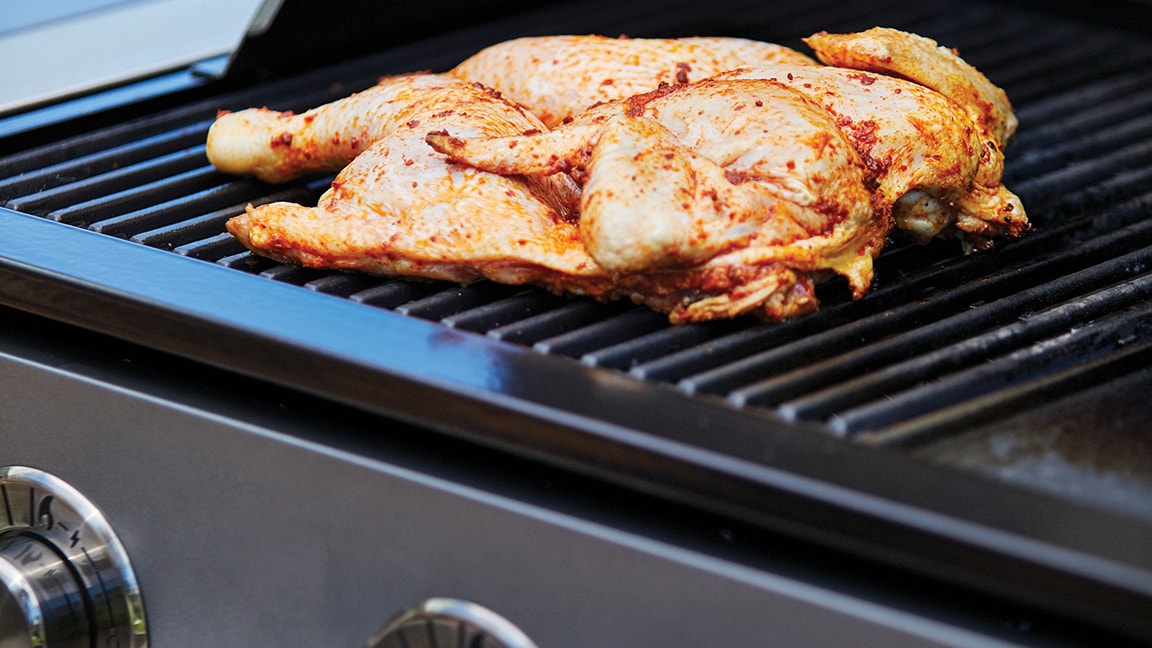 Cook more delicious food on our spacious cast iron cook-top