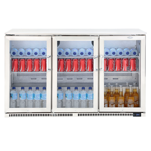 Support 310L Triple Door Outdoor Display Fridge - BS28310